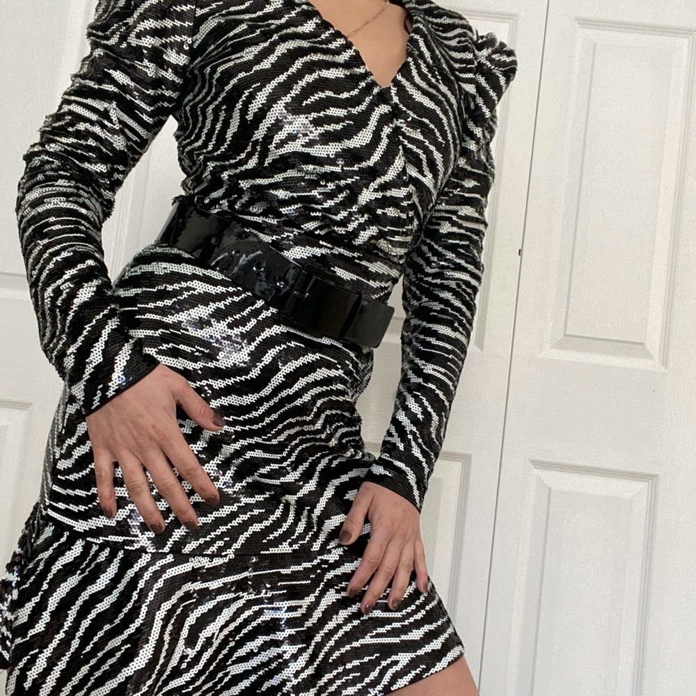 Zebra Party Dress